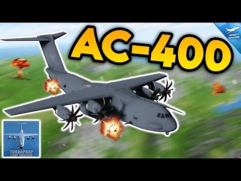 NEW AC-400 - TFS GUNSHIP UPDATE | FIRST REVIEW | Turboprop FS Future Update Information