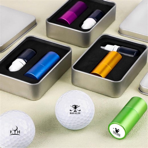 Personalized Golf Ball Stamp With Gift Box Custom Monogram Logo Name Self-inking Golf Ball Stamper for Golfer Accessories Golf Ball Marker - Etsy