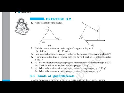 Ex 3.2 | Understanding Quadrilaterals | Class 8th| new edition #maths #ncert