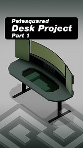 Part 1 of our new desk build. Just getting started with initial designs. The desk is going to have many custom features and we plan on going over all our decisions and design details as we go. This project is going to involve CNC woodworking, 3D printing, laser cutting and possibly even some 3D sculpting. Stay tuned for the next update and let us know if you have any great ideas we should include in this build 👍 #desk #desksetup #pcdesk #computerdesk #computerdesks #furnituredesign #furniturede