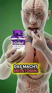 Was MELATONIN wirklich mit deinem Körper macht 🧬🔬😲
