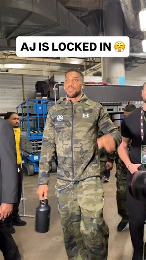 ANTHONY JOSHUA HAS ARRIVED. LOCKED IN AHEAD OF FIGHTING JAKE PAUL 😤 #JakeJoshua LIVE now only on Netflix #jakepaul #anthonyjoshua #boxing | NetflixSports