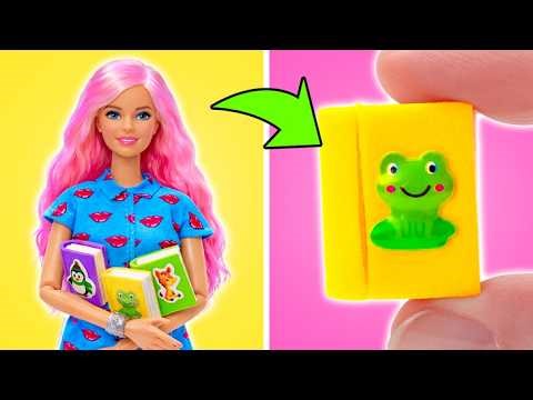 20+ Mini DIYs for Barbie! 😱 Tiny Crafts You Can Actually Make!