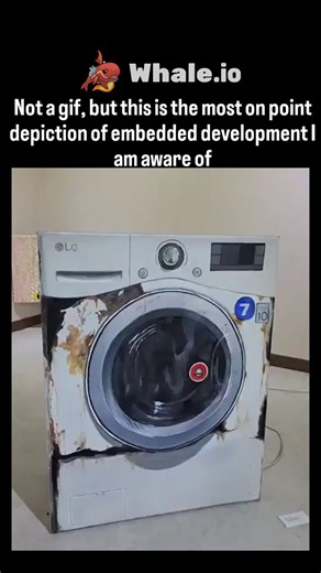 trend_tok_hub on Instagram: "The post reinterprets Yoo Sue Min's 2023 art installation "The Washing Machine"—a canvas evolving from a clean LG appliance mockup to a taped-together mess of dolls and vibrating fish toys—as a perfect metaphor for embedded development's descent from orderly code to frantic hardware hacks. Embedded engineers often face unpredictable behaviors in microcontrollers and peripherals, akin to the artwork's progression, where initial designs unravel into improvised fixes li