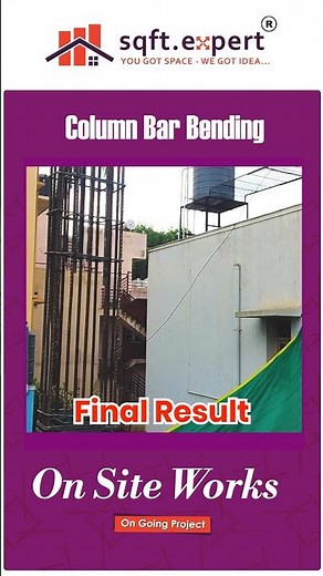 How Column Bars Are Bent on Site | Practical Civil Work | Sqft.expert