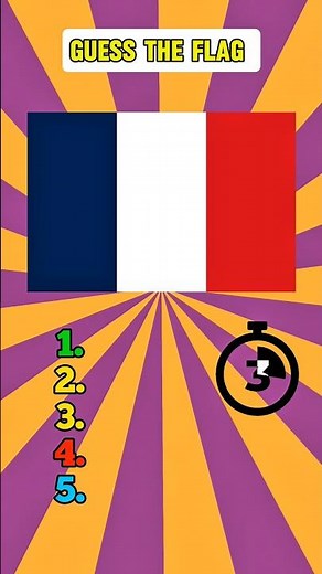 Guess The Flag Quiz 🌍 | 5 Countries Flag Quiz
