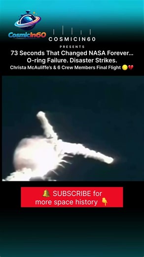 Space Shuttle Challenger Disaster 🚀💔 | 73 Seconds That Changed NASA