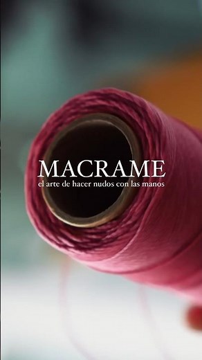 Macrame: El arte de hacer nudos con las manos 📣 Tejido Asmr #diy #macrame #crafts
