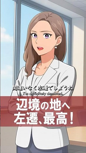 女上司と辺境の地に左遷されるけど、メリットしかない【アニメ】【コント】