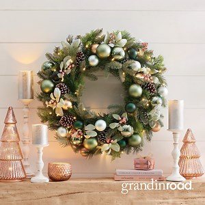 3.1K views · 488 reactions | Create a holiday glow.​ ---> https://bit.ly/designholidaymantelmagic | Grandin Road | Facebook