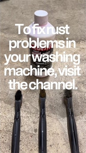 How to Remove Rust from Washing Machine
