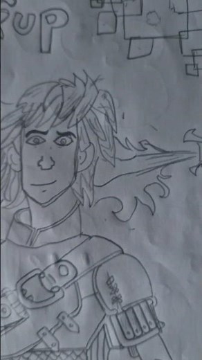 How to draw Hiccup from how to train your dragon