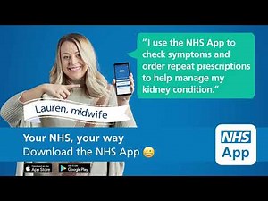 Your NHS, your way. Download the NHS App!