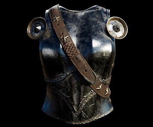 ArtStation - Female Upper Chest Armor MidPoly | Game Assets
