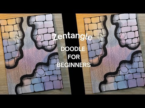 Relax your mind with this Easy Zendoodle idea for Beginners!