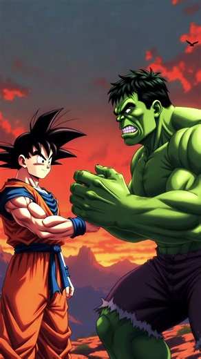 hulk v/s Goku🌪️🌪️