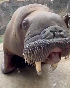 Our big handsome boy practices his whistles and sputters! 🤎 Walruses are social animals and are known for their unique and loud vocalizations. A male walrus roar can reach levels of up to 120 decibels, making them one of the loudest sounds produced by marine mammals. 🔊 📹: Keeper Kristyn | Point Defiance Zoo & Aquarium