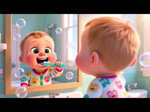 Brush Your Teeth, Baby! 🪥👶 | Fun Dental Hygiene Song for Kids | Toddler Learning Video