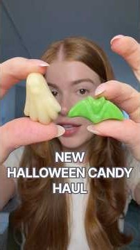 trying NEW/FUN HALLOWEEN CANDY 🎃👻🦇 #candyreview #gummycandyasmr #halloween #newfood #candyhaul