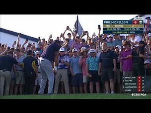 Phil Mickelson's moderate support at the 2021 US PGA Championship - Crazy scenes at the 18th