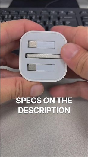APPLE 20W USB-C POWER ADAPTER #iphone #original #fyp #tech #gadgets #youtube #shorts #accessories