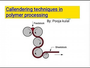 Calendering techniques|| polymer processing techniques||Easy explanation||