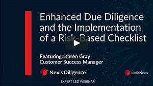 2022 Webinars Nexis Diligence - Enhanced Due Diligence Check List DIL WB LNU KG