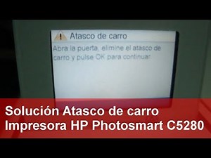 Solución Atasco de carro Impresora HP Photosmart C5280