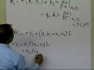 Chapter 08.03: Lesson: Runge Kutta Second Order Method Derivation: Part 2 of 2