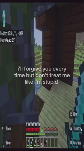 Feeling Overlooked in Minecraft Gameplay