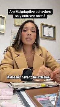 Maladaptive Behaviors are simply the behaviors that can interfere with a person's ability to