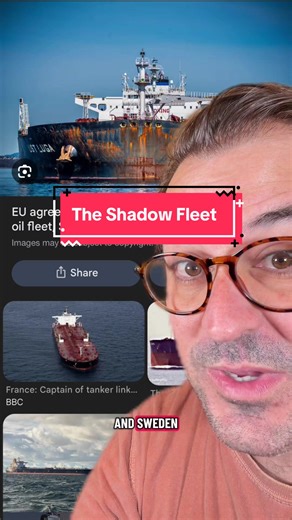 The shadow fleet is an unmarked collection of a little over a thousand oil tankers that ship sanctioned oil in between China, Russia, and Iran. They used to ship a lot of oil from Venezuela until the United States captured Nicolas Maduro and quickly had the Venezuelan government change how it handles its oil resources. And it looks like, even though Trump makes a lot of people angry, one thing that he can get a lot of people around is stopping this shadow fleet. And I noticed that just last week