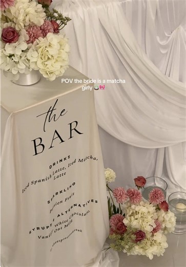 Matcha Cart Highlights at Our Wedding