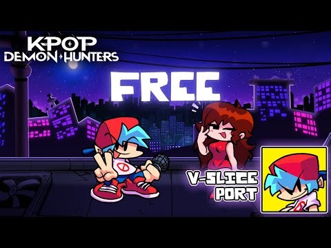 [Mobile/V-Slice Port] FNF - [KPOP Demon Hunters] Jinu & Rumi - Free (Chart By Fallen)