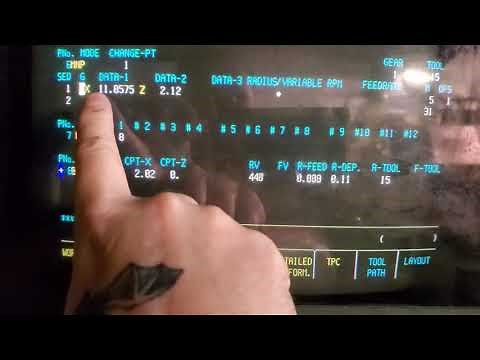 Using tailstock in auto program on a Mazak Lathe.