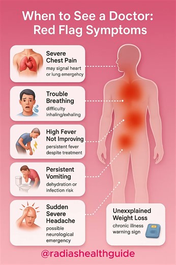 Health Warning Signs Explained | When to Get Medical Help #healthtips