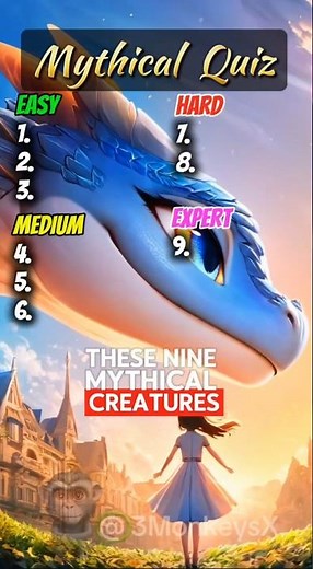 Mythical Creatures Quiz ✨️🦄 | Test Your Fantasy Knowledge! #Mythical #quiz #fantasy #fun #time