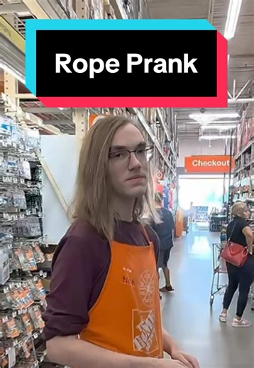 Rope Prank POV: The Funny Reaction He Couldn't Hide 😂