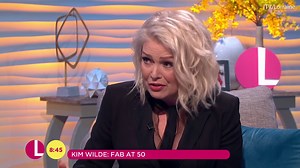 Kim Wilde talks about how she's refrained from plastic surgery