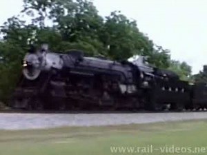 Atlanta & West Point 4-6-2 No. 290 northbound to Atlanta, Ga., May 1990.