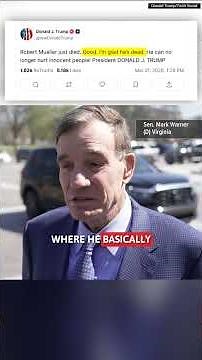 Senators react to President Trump saying he's 'glad' Robert Mueller is dead