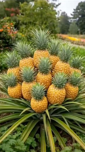 How to grow Big pineapple at home by simple trick 🔥🍍#shorts