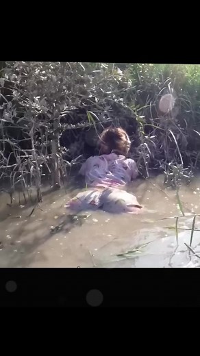 Beautiful girl catching fish #beautiful #girl #fishing #fyp