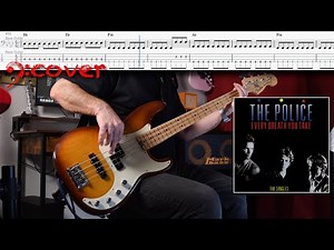 The Police - Every Breath You Take - Bass Cover with Tabs in 4K