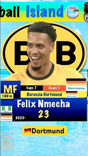 Felix Nmecha, Borussia Dortmund, Midfield Group-E, #fifa #football #2026,#soccer GER,CUW,CIV,ECU ⚽️