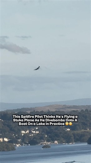 This Spitfire Pilot Thinks He Is Flying a Stuka Plane..😳