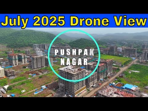 Monsoon Transforms Pushpak Nagar - Must-See Drone Footage in 4K | Mumbai Musafir