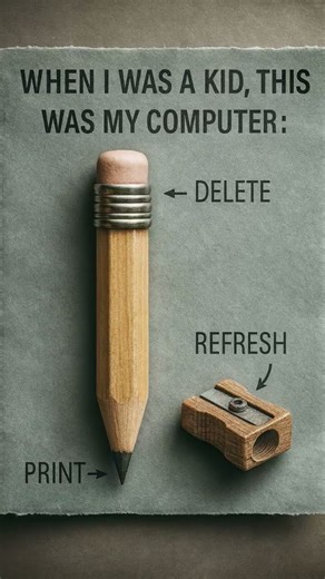 “Kids Today Won’t Understand 😅”Remember this “computer”?