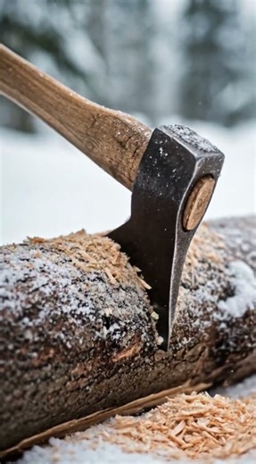 Hidden Winter Shelter Inside a Frozen Tree | Silent Survival #survival #camping #creativesurvival