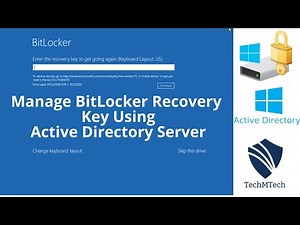 BitLocker Configurations | Configure Active Directory to Store BitLocker Recovery Keys Automatically